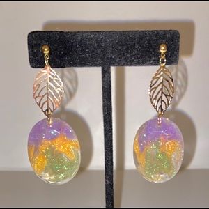 Mardi Gras Earrings